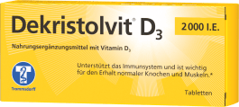 Dekristolvit® D3 2000 I.E.Für den alltäglichen Vitamin D-Bedarf