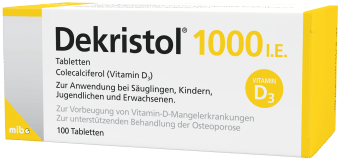 Dekristol® 1000 I.E.Hilfe für Ihren Vitamin-D-Haushalt