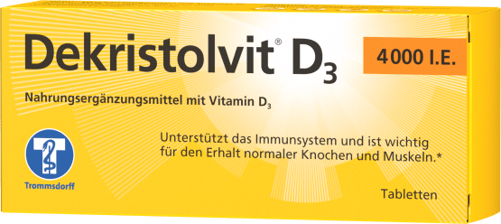 Dekristolvit® D3 4000 I.E.Bei erhöhtem Bedarf